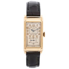 Vintage Rolex Yellow Gold Prince Railway Manual Wristwatch Ref L 862 