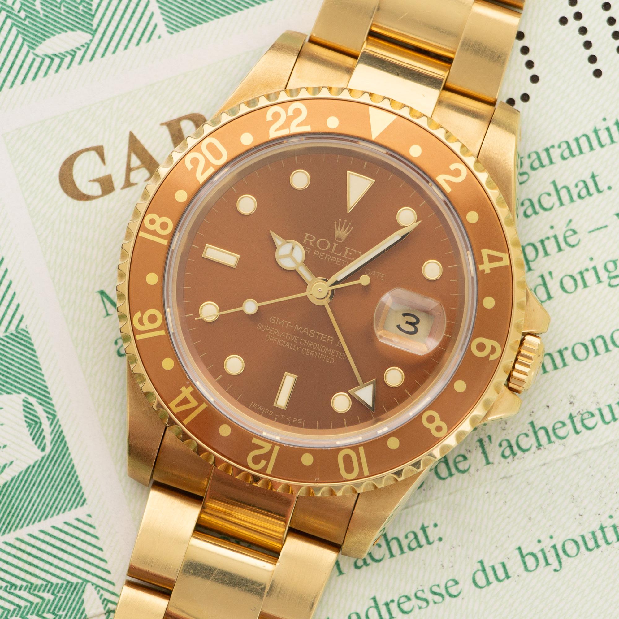 This stunning, yellow gold Rolex 