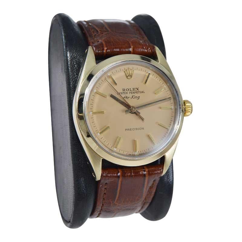 Modernista Rolex Air King in oro giallo 