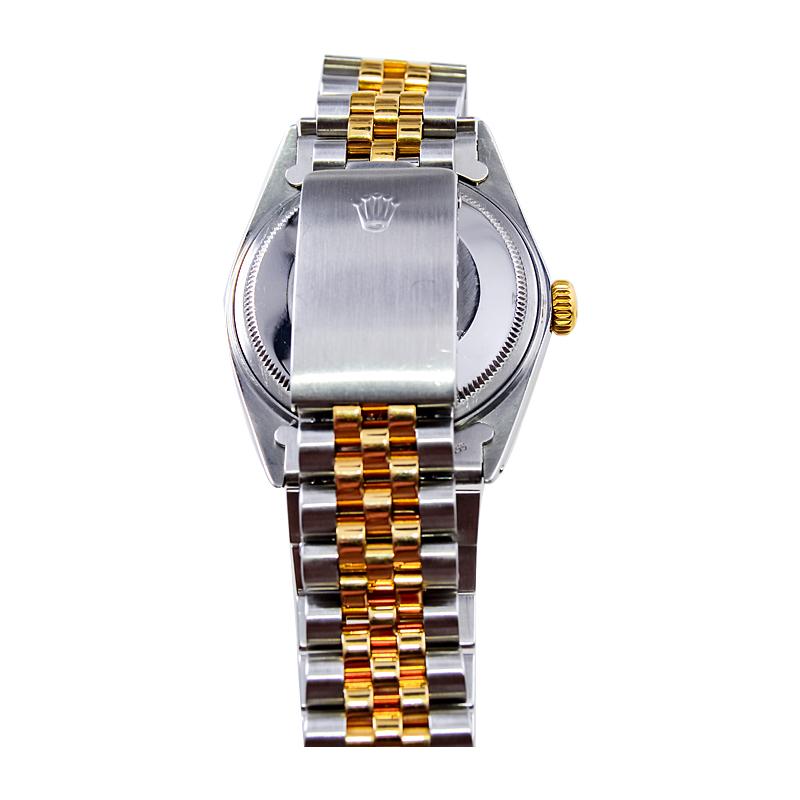 Rolex Yellow Gold Stainless Steel Datejust Oyster Perpetual Watch Dated 1970 6