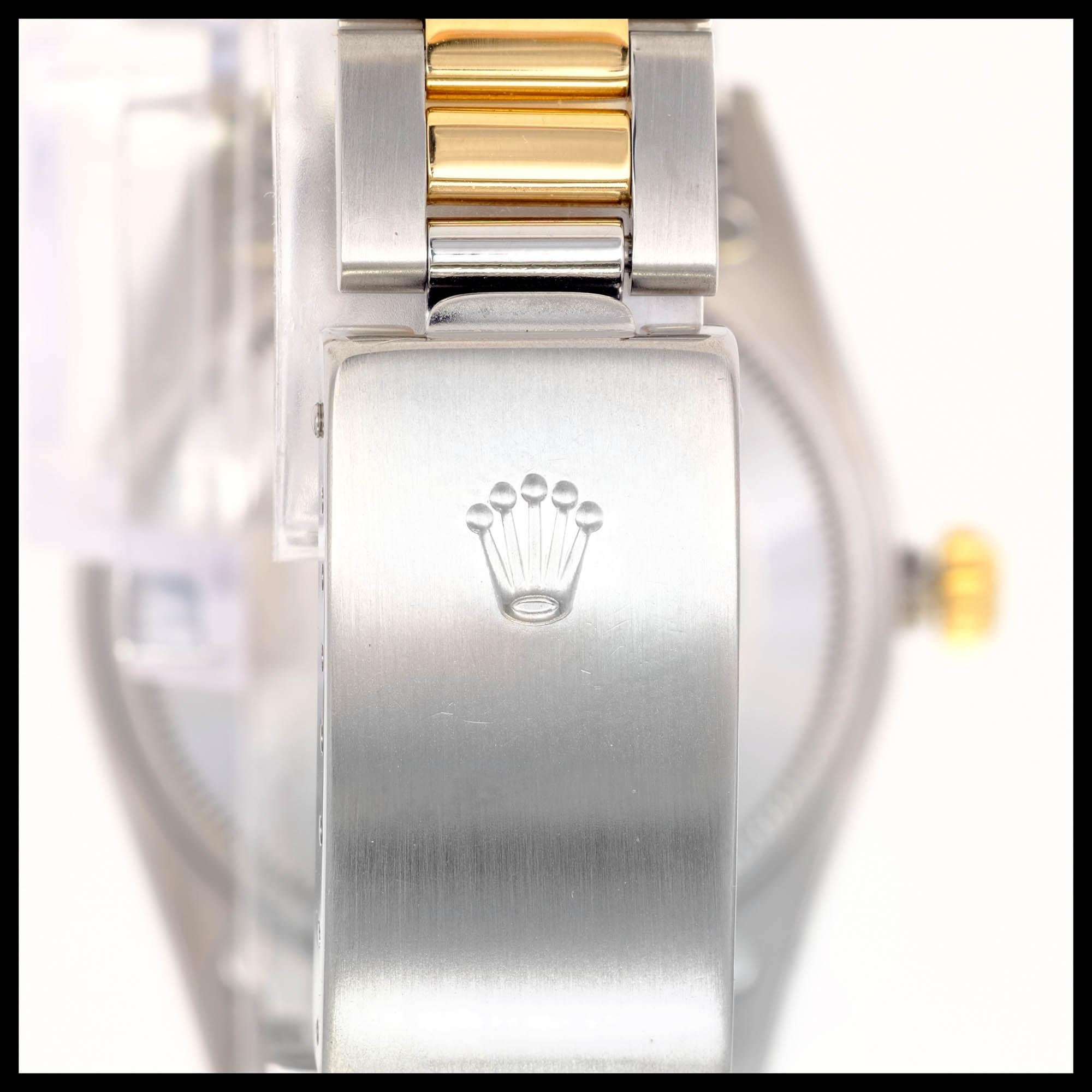 Rolex Yellow Gold Stainless Steel Datejust Wristwatch Ref 15223 1