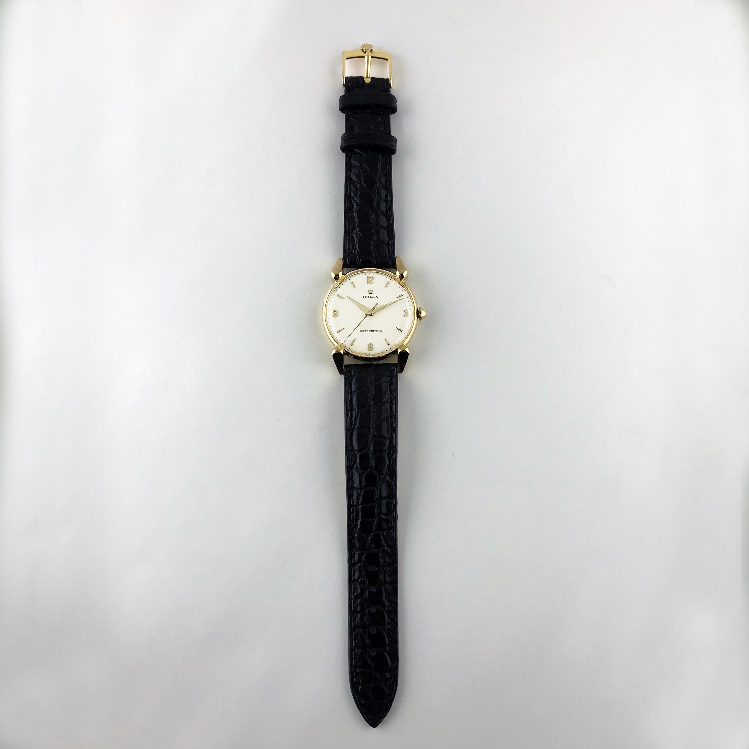Rolex Yellow Gold Super Precision Chronometer Wristwatch, circa 1949 6