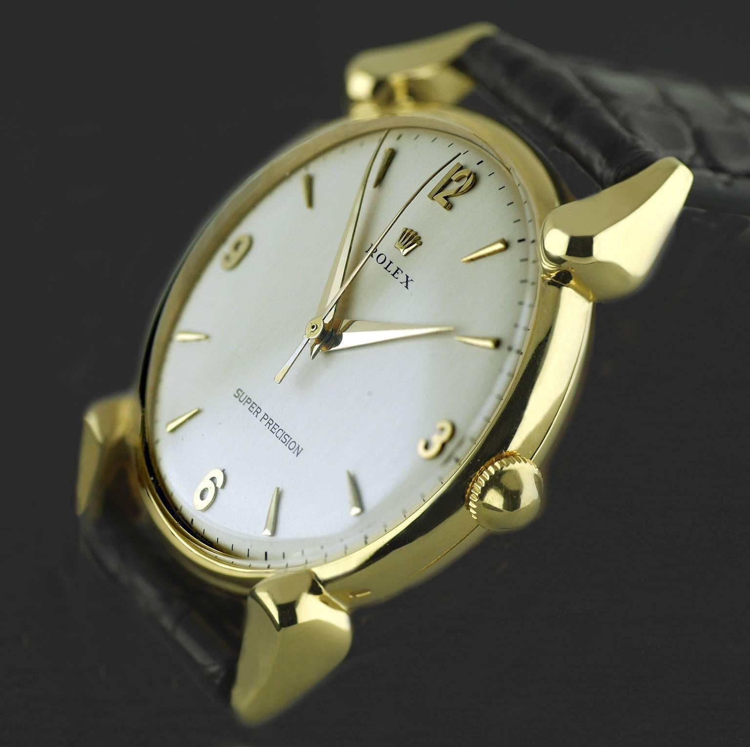 Rolex Yellow Gold Super Precision Chronometer Wristwatch, circa 1949 1