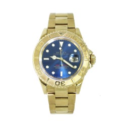 Used Rolex Yellow Gold Yachtmaster self-winding Wristwatch