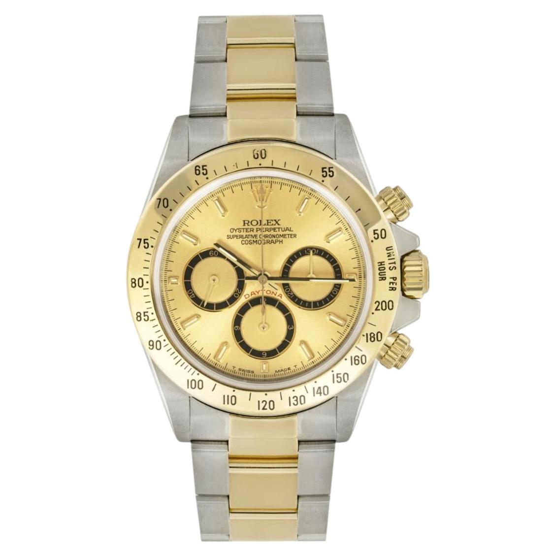 Rolex Zenith Daytona con lunetta a 4 linee e numero 6 capovolto, 200, modello 16523 in vendita