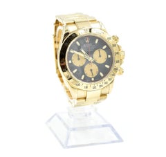 Rolex Yellow Gold Daytona Cosmograph automatic Wristwatch Ref 116528