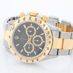 Rolex "Zenith" Daytona Steel and Gold 2-Tone Chronograph Watch 16523