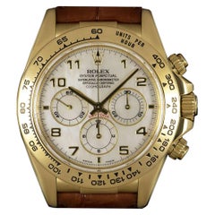 Retro Rolex Zenith Movement Daytona Gold Mother-of-Pearl Dial 16518 Automatic Watch