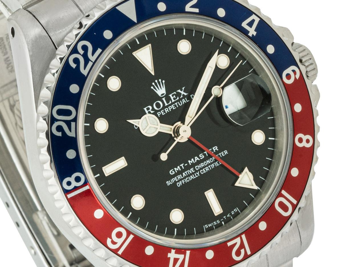 RolexGMT-Master Pepsi 16700 In Excellent Condition For Sale In London, GB