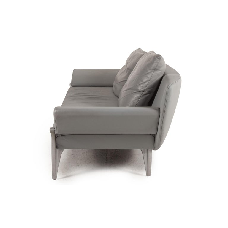 Rolf Benz 1600 Leather Sofa Gray Three Seater Function Armrest Couch At 1stdibs Rolf Benz 1600 Leather Sofa Gray Three, Ramella Leather Sofa