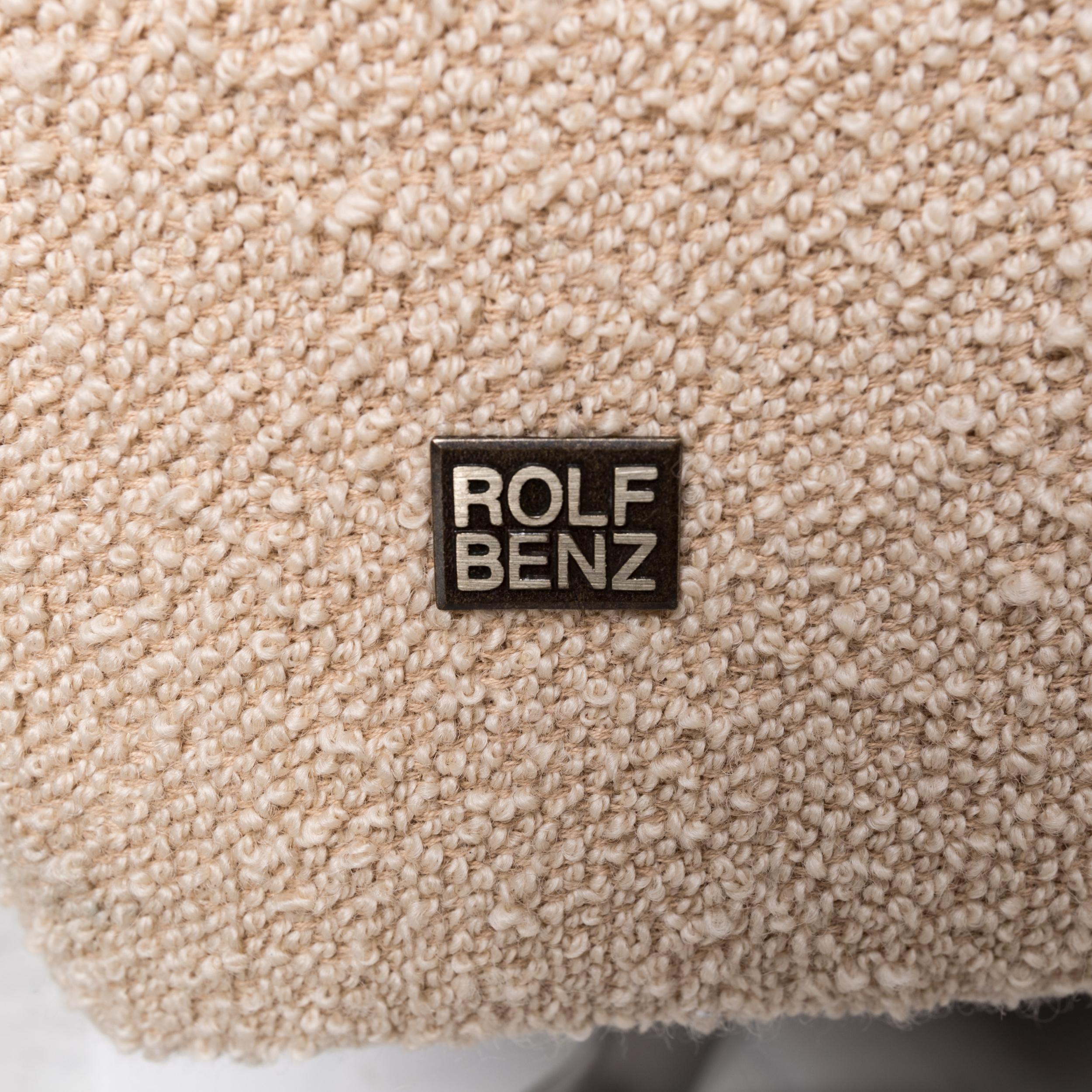 Rolf Benz 2500 Stoff-Sofa Beige Zweisitzer-Kommode (Deutsch) im Angebot