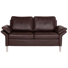 Rolf Benz 3300 Leather Sofa Brown Two-Seater