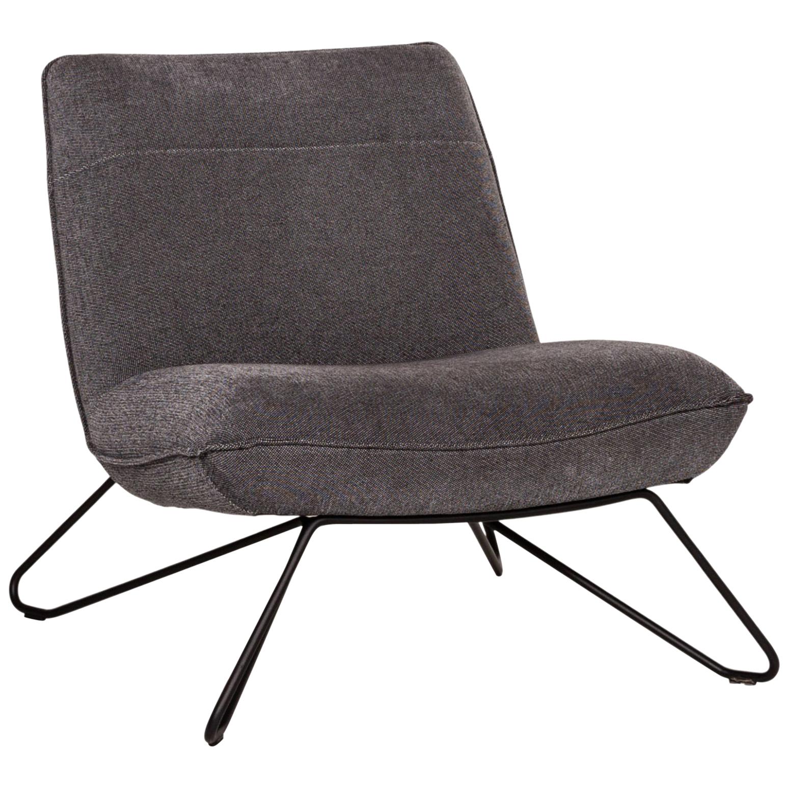 Rolf Benz 394 Fabric Armchair Gray at 1stDibs