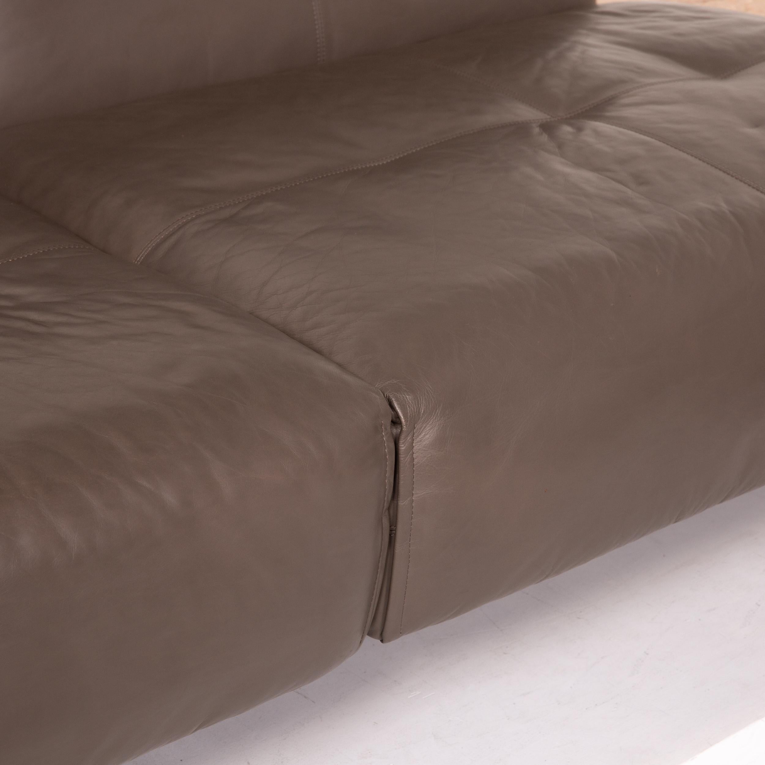 grey and brown sofa