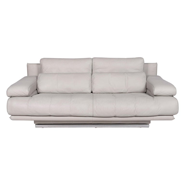 Verbazingwekkend Rolf Benz 6500 Leather Sofa Gray Two-Seat Couch For Sale at 1stdibs UF-35