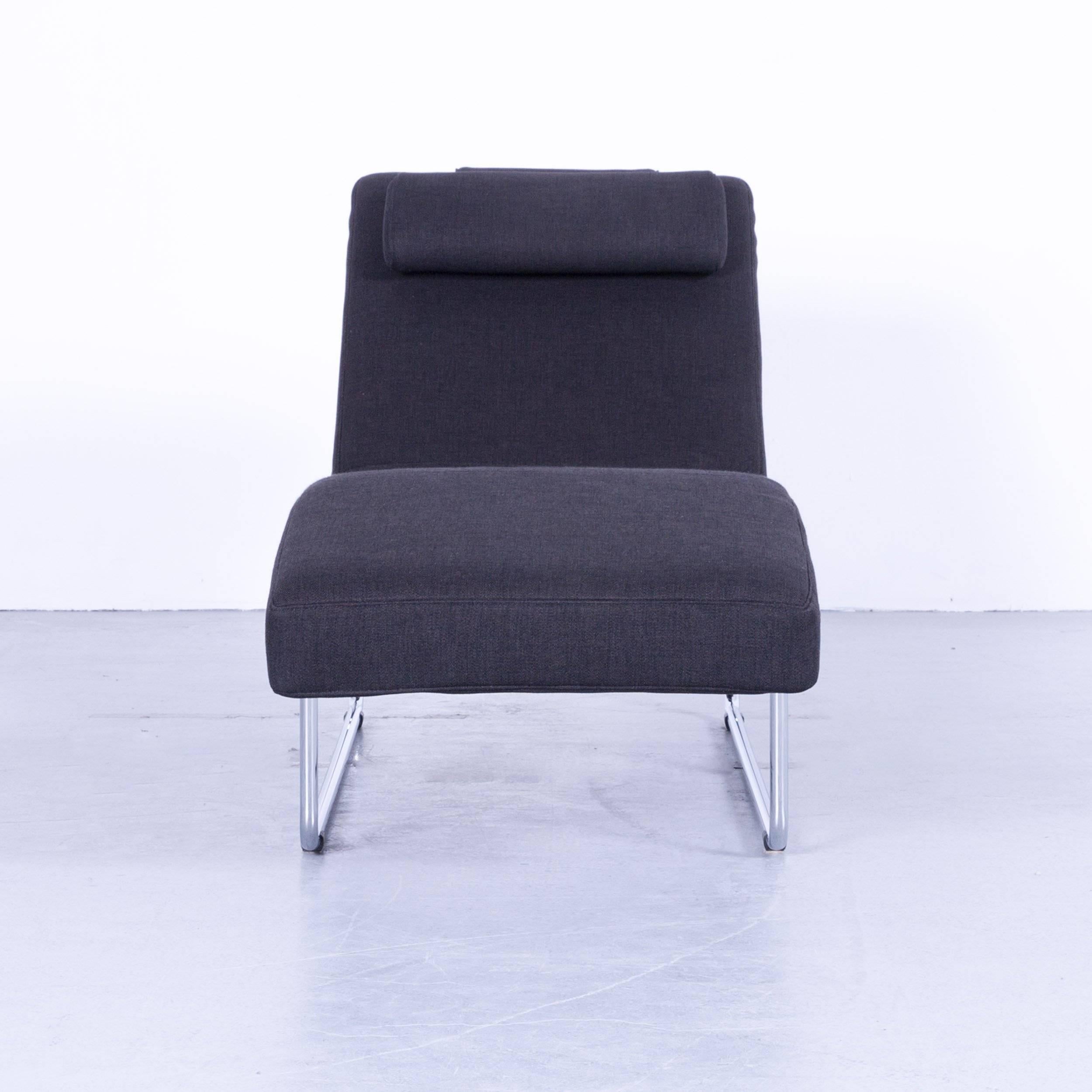 Rolf Benz 680 Designer-Liegesessel-Stoff Anthrazit Schwarze Ein-Sitz-Kommode im Zustand „Hervorragend“ in Cologne, DE