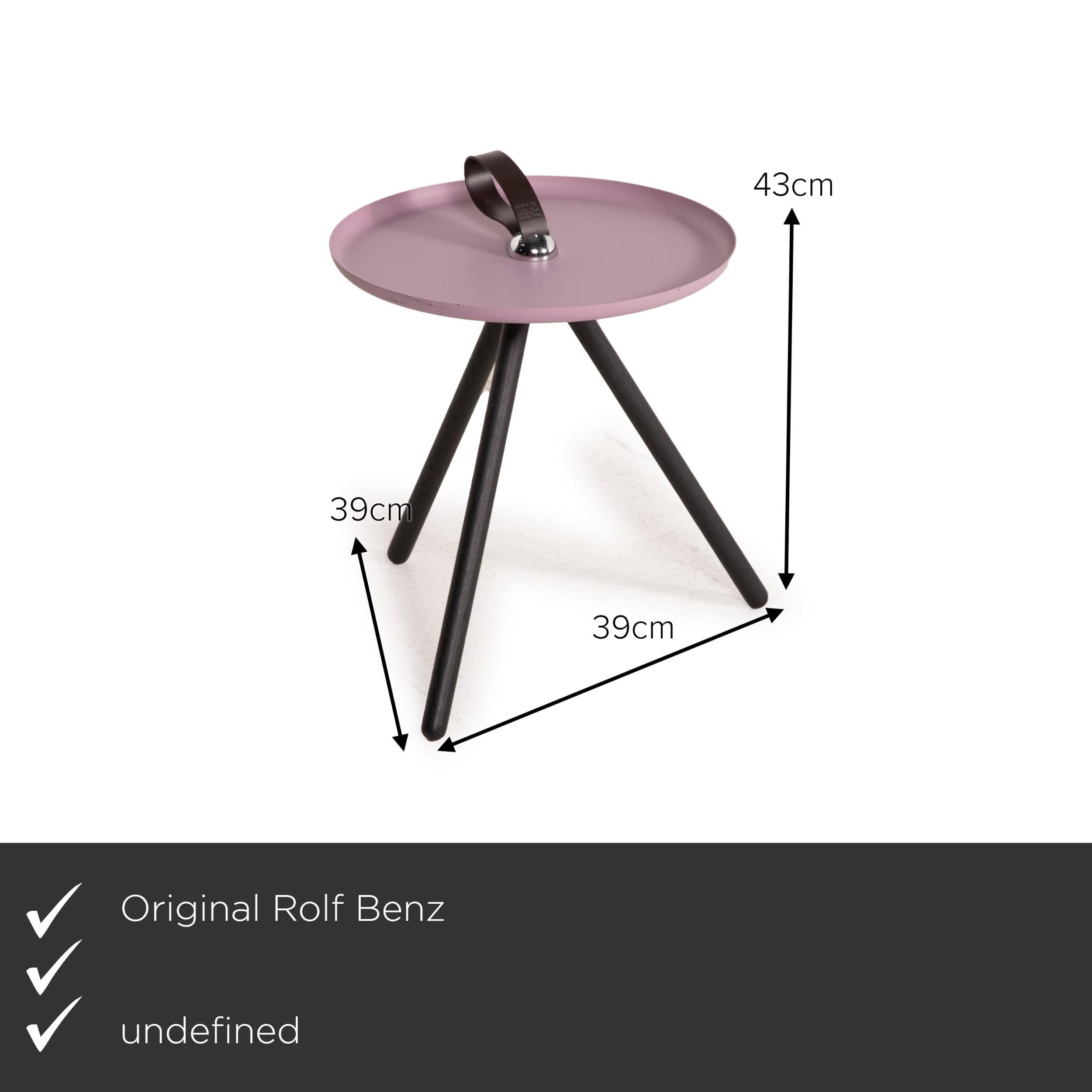 We present to you a Rolf Benz 973 metal table pink coffee table side table walnut sheet steel wood.

Product measurements in centimeters:

Depth 39
Width 39
Height 43.







   