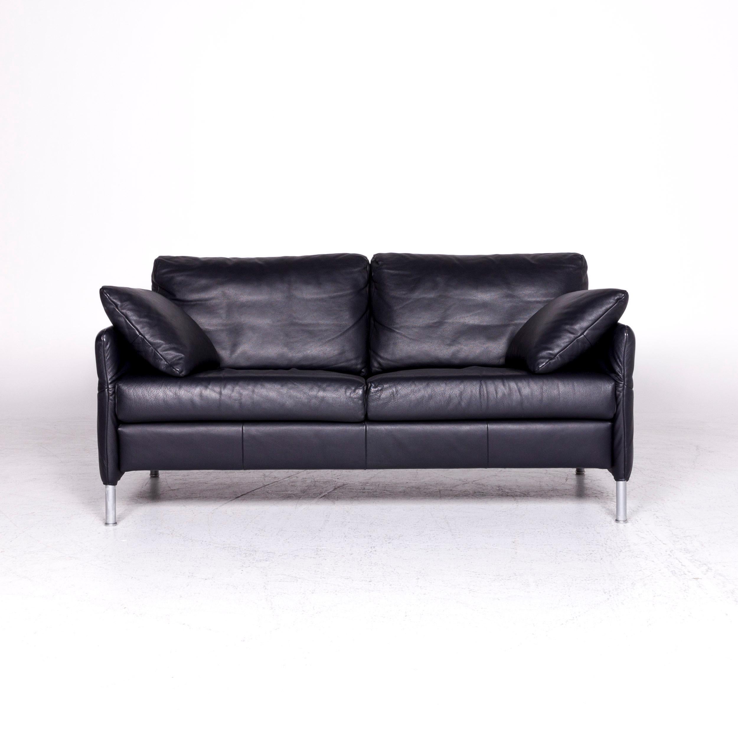 two seat leather sofa