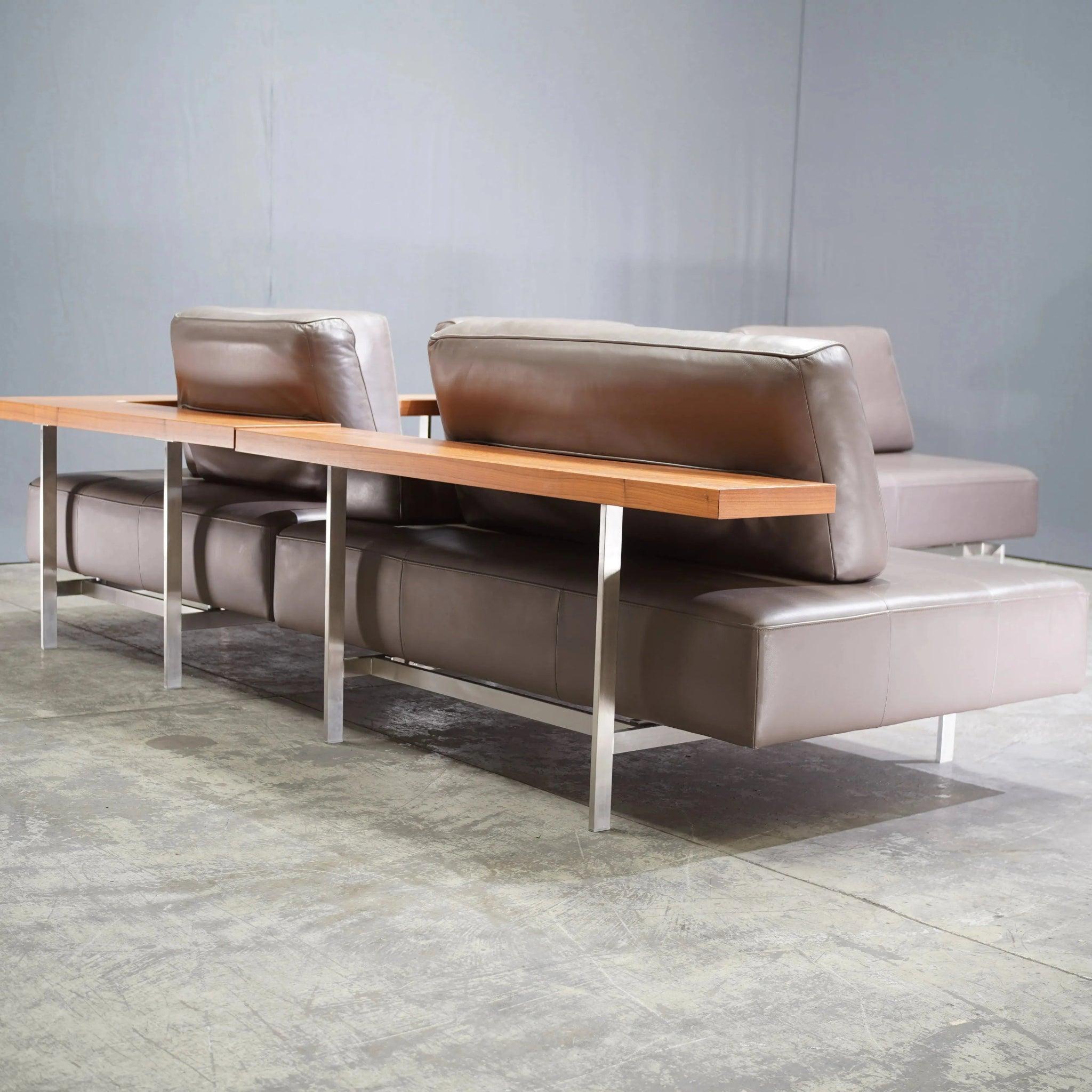 Sofa d'angle Dono 6100 en cuir Rolf Benz Bon état - En vente à Basildon, London