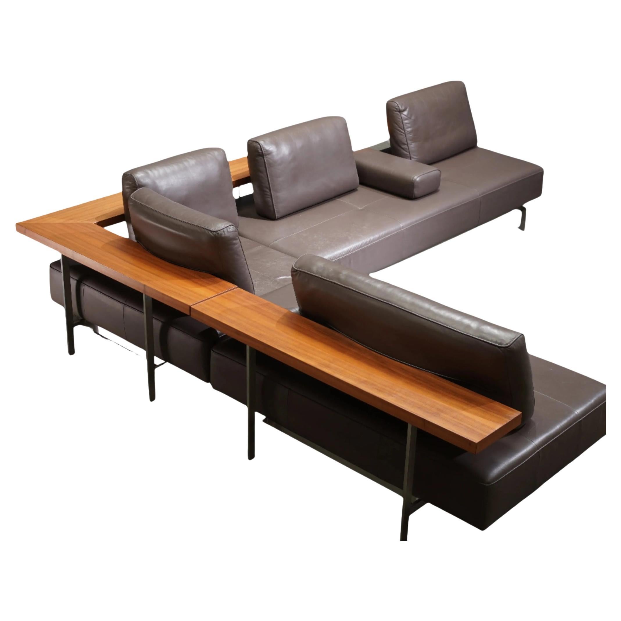 Sofa d'angle Dono 6100 en cuir Rolf Benz