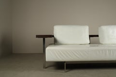 Divano Rolf Benz Dono di Christian Werner in pelle bianca, anni '90