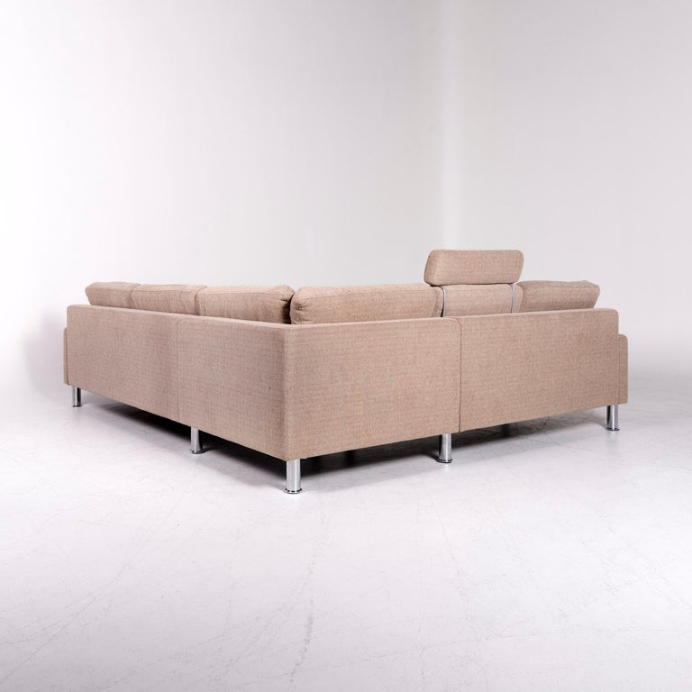 Rolf Benz Ego Designer Fabric Sofa Beige Corner Sofa Couch ...