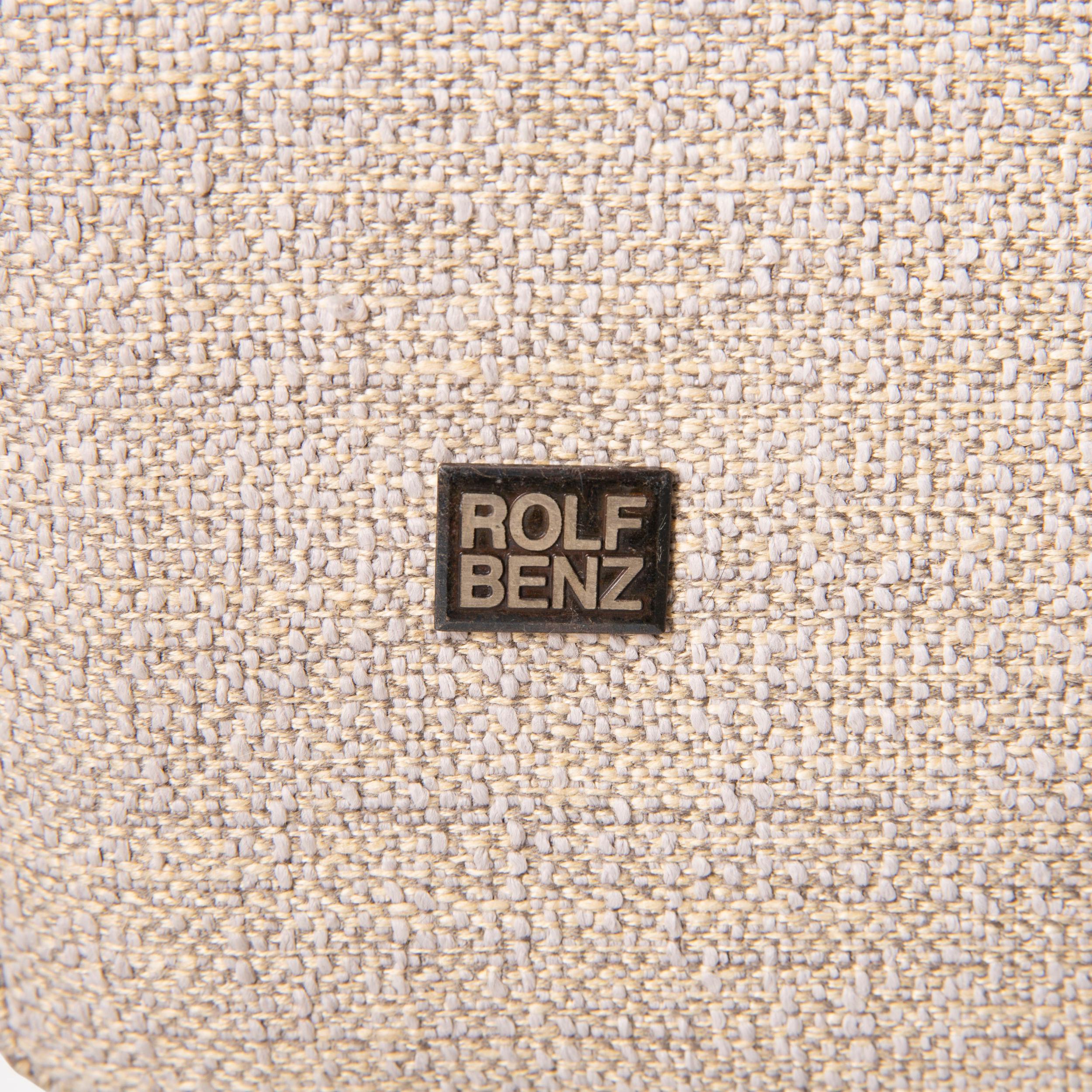 Rolf Benz Ego Fabric Sofa Beige Two-Seater In Good Condition For Sale In Cologne, DE