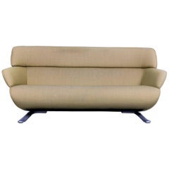 Rolf Benz Fabric Sofa Green Two-Seat Couch