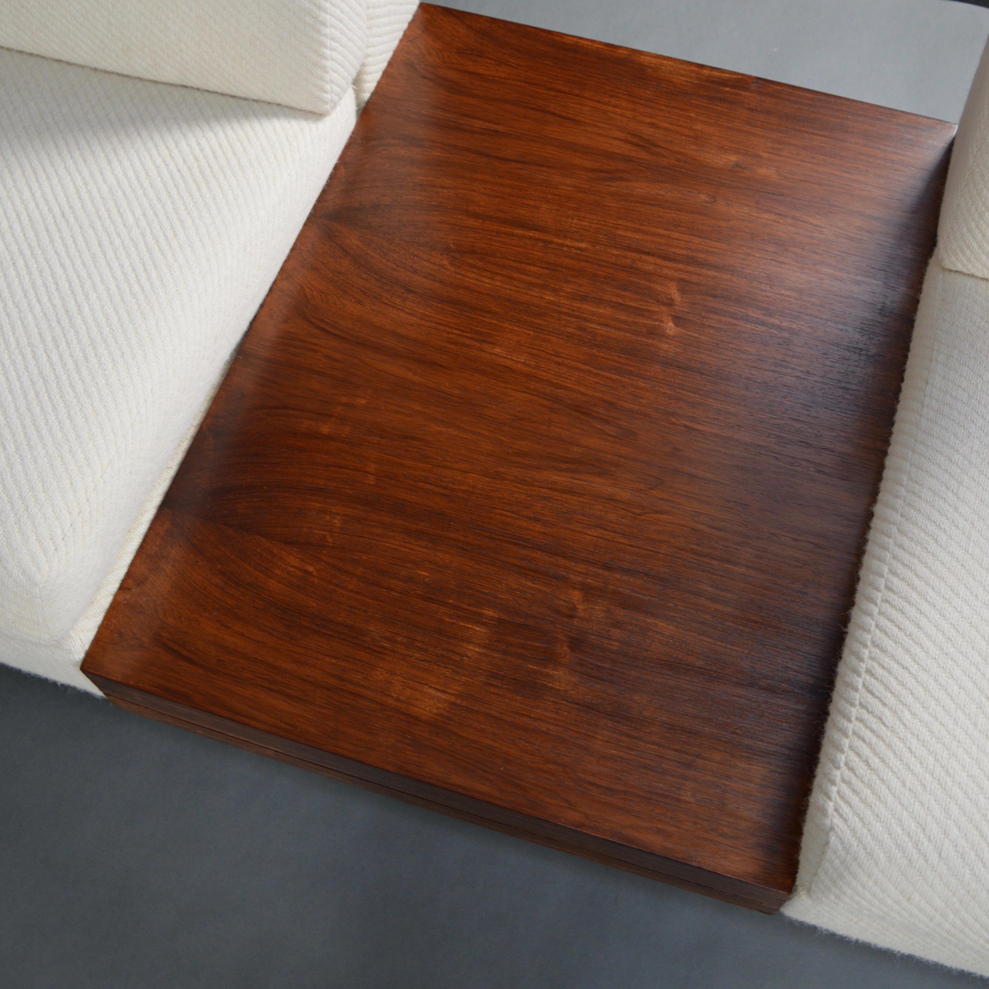 Rolf Benz First Edition Pluraform Sofa with Rosewood Coffee Tables, 1964 9