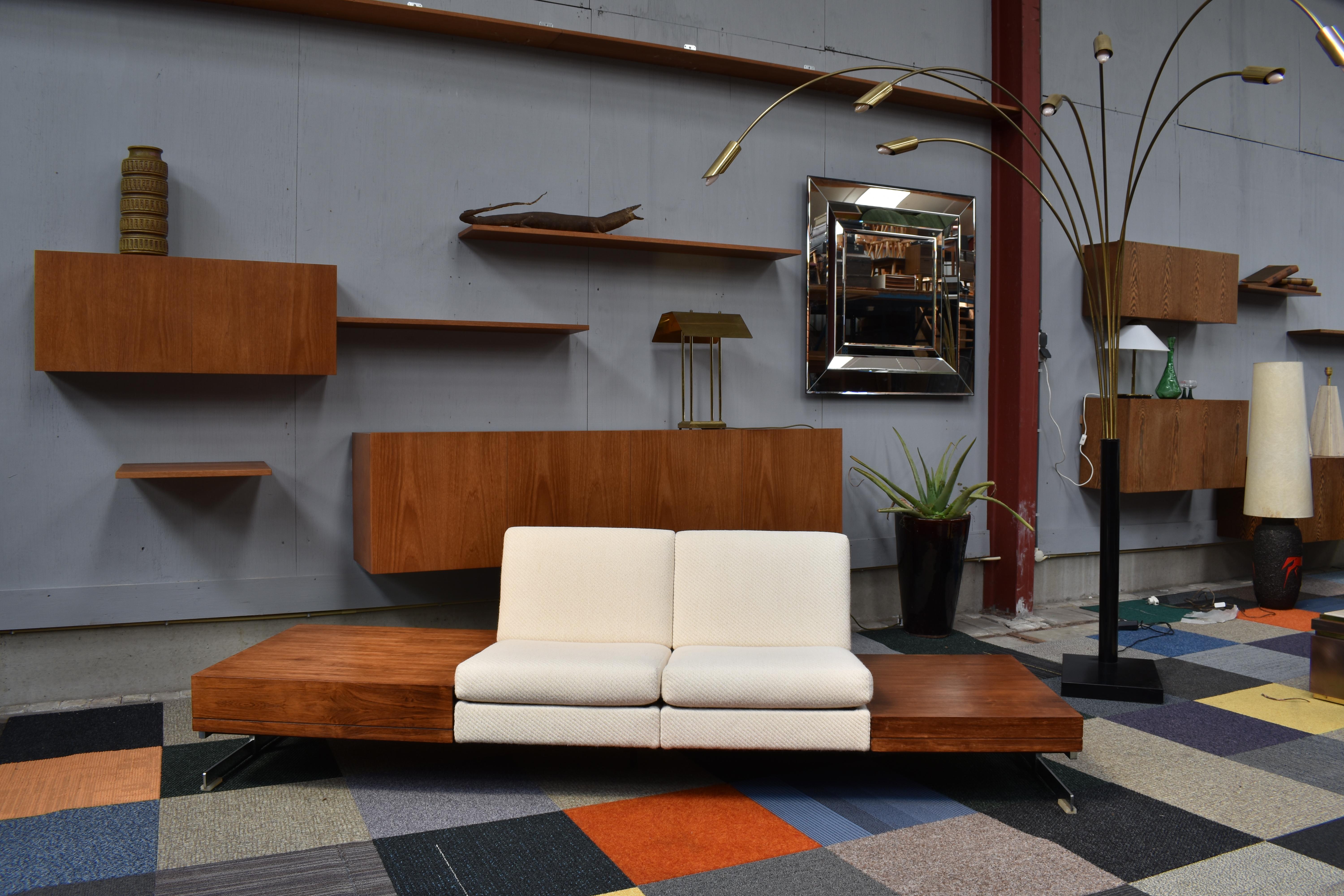Rolf Benz First Edition Pluraform Sofa with Rosewood Coffee Tables, 1964 2