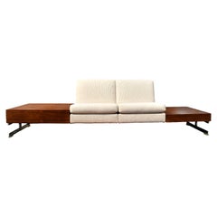 Vintage Rolf Benz First Edition Pluraform Sofa with Rosewood Coffee Tables, 1964