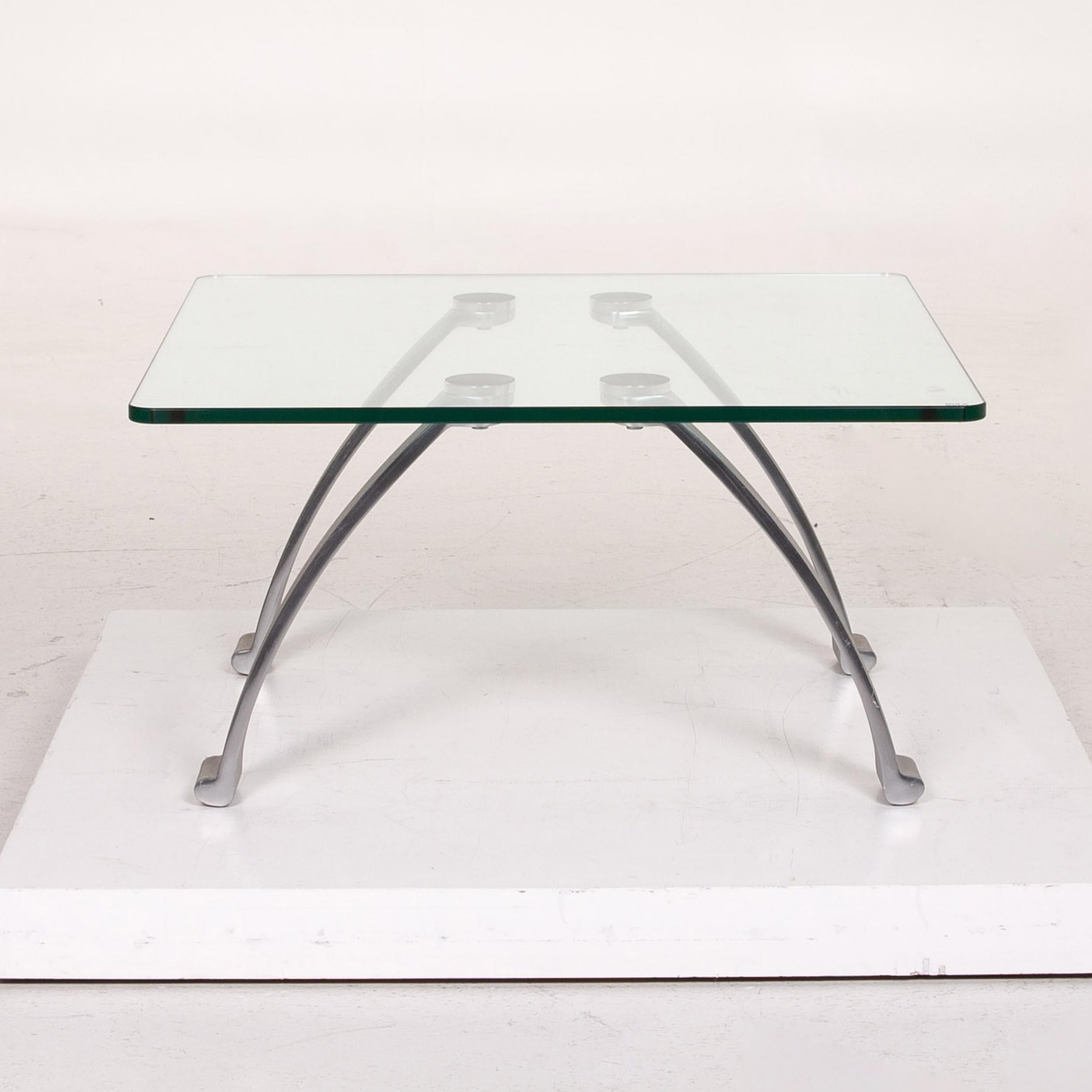 Rolf Benz Glass Coffee Table Metal 1