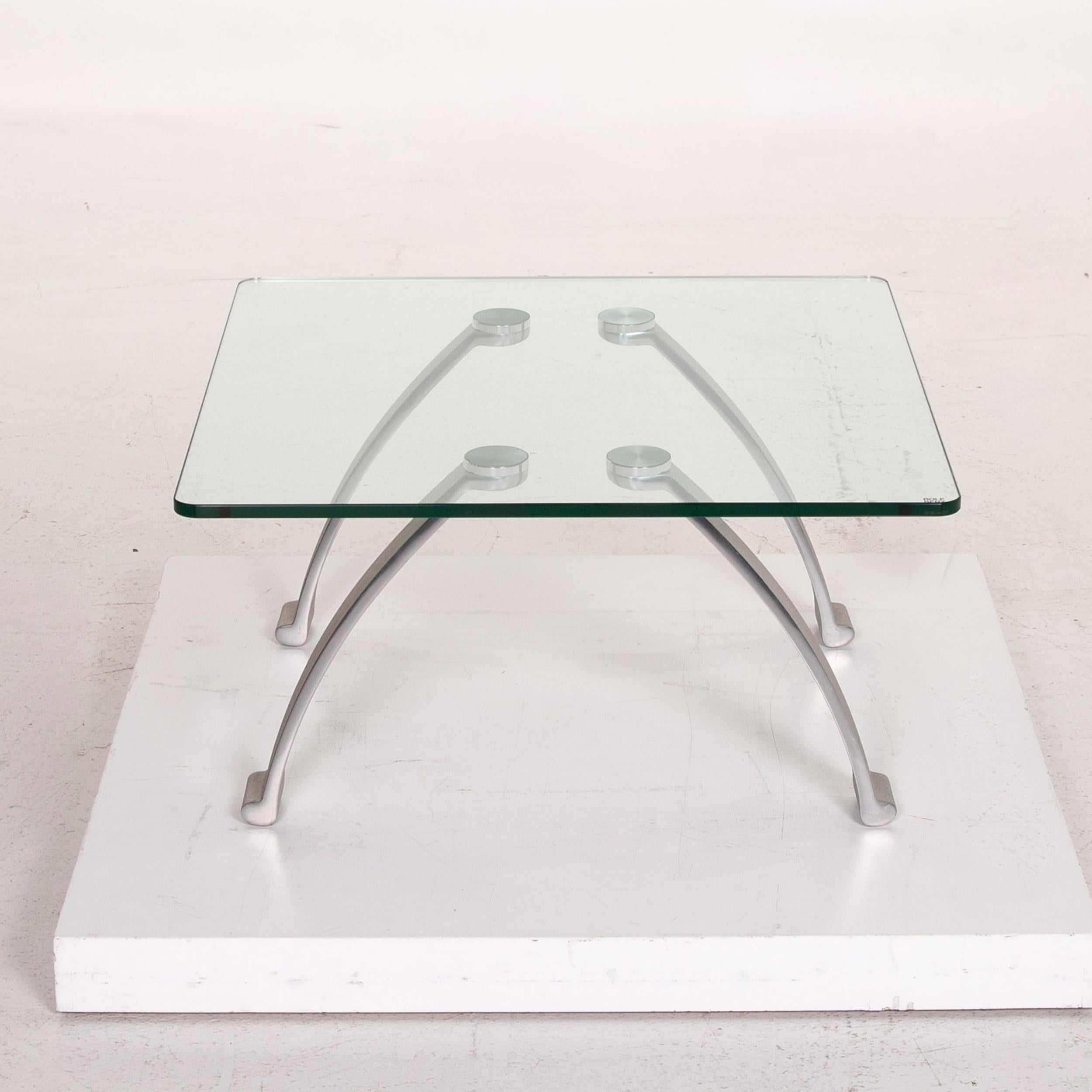 Rolf Benz Glass Coffee Table Metal 2
