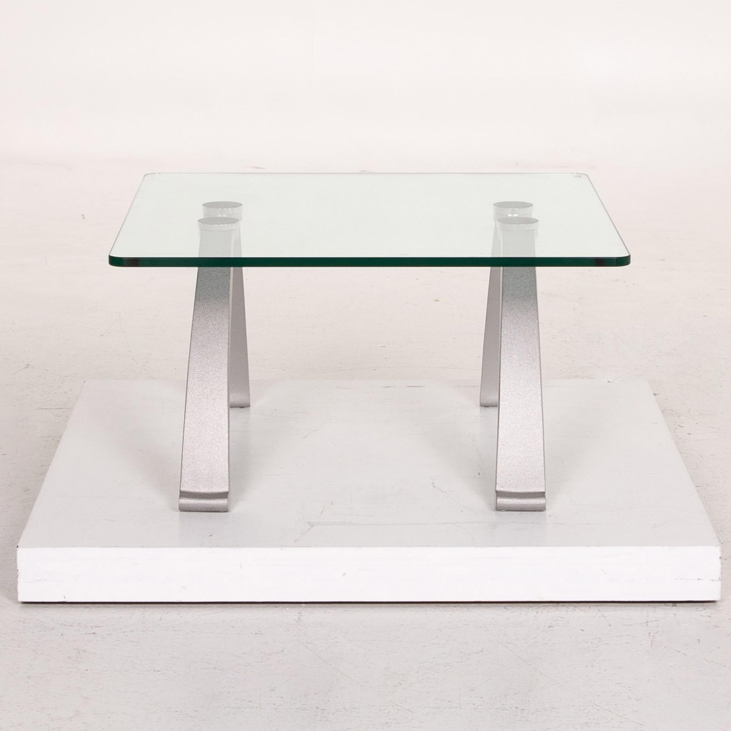 Rolf Benz Glass Coffee Table Metal 3