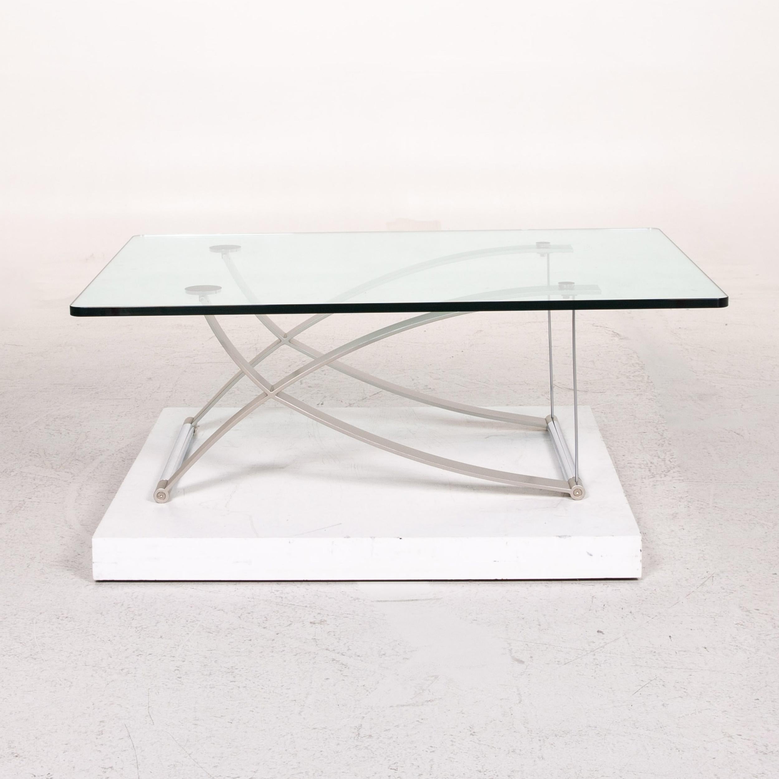 Rolf Benz Glass Coffee Table Metal Table 2