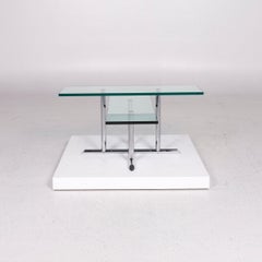 Rolf Benz Glass Coffee Table Silver Table