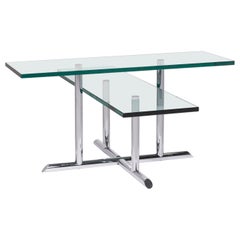 Rolf Benz Glass Coffee Table Silver Table