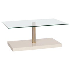 Rolf Benz Glass Coffee Table White