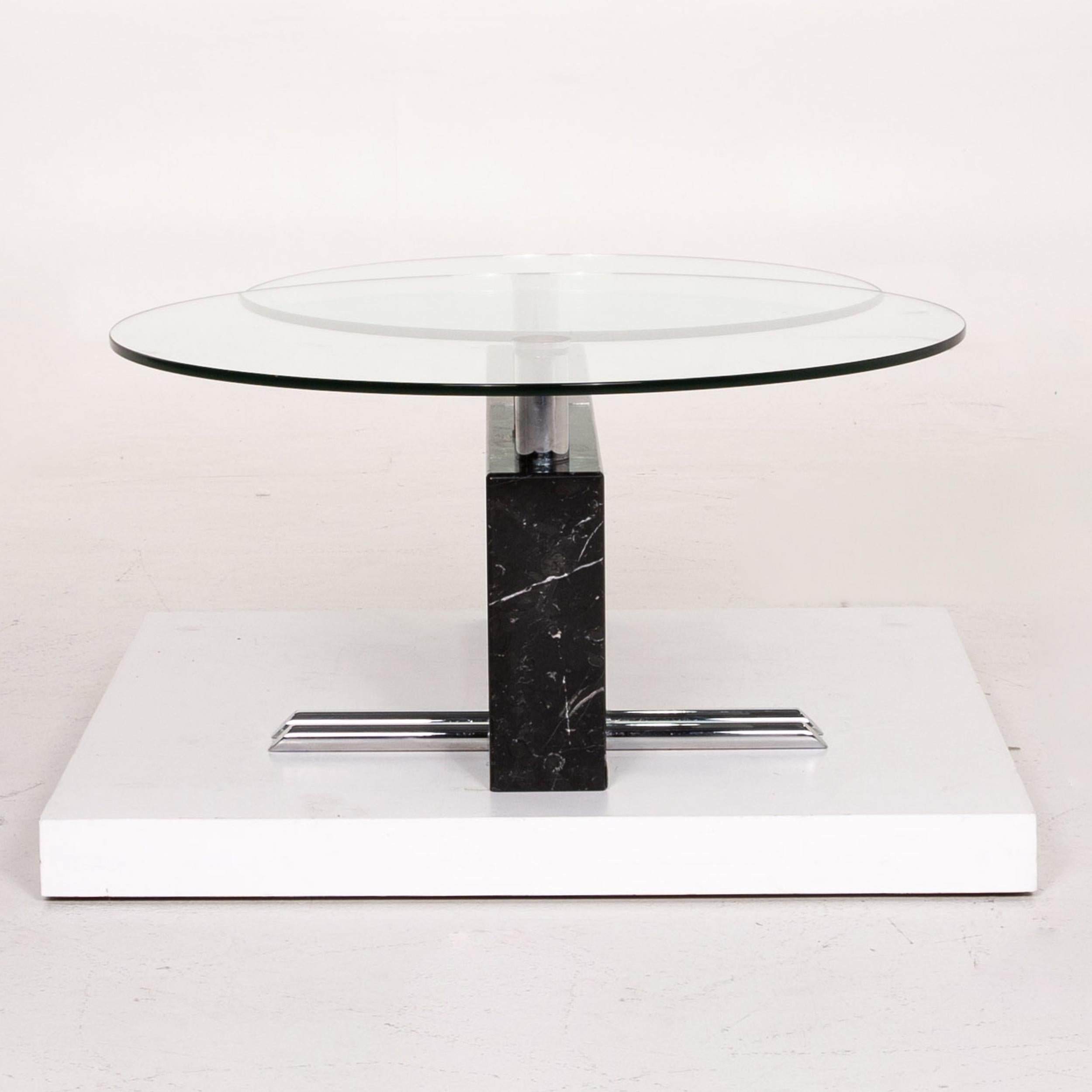 Rolf Benz Glass Marble Coffee Table Function Table For Sale 3