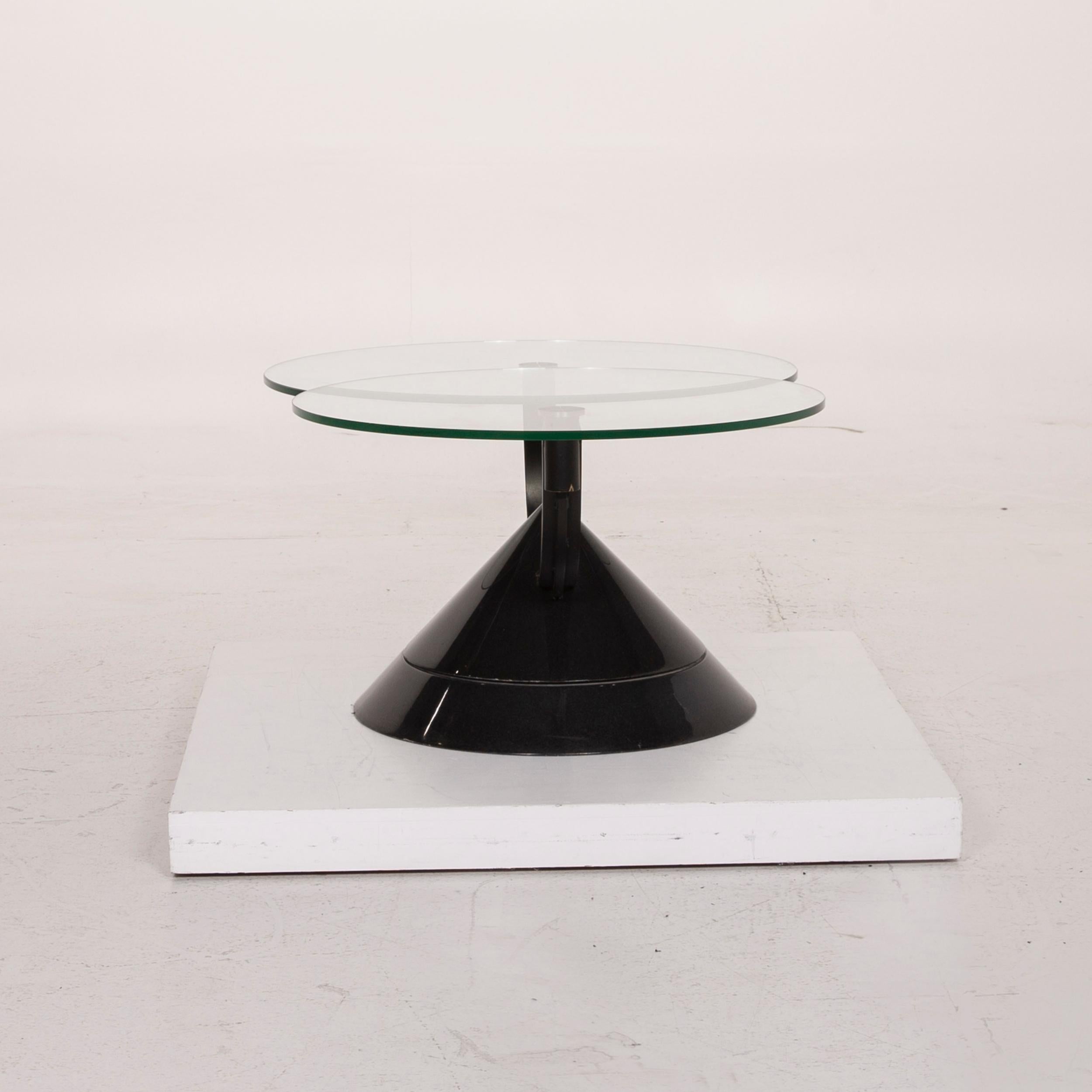 Rolf Benz Glass Table Black Coffee Table Stone Outlet Adjustable 7