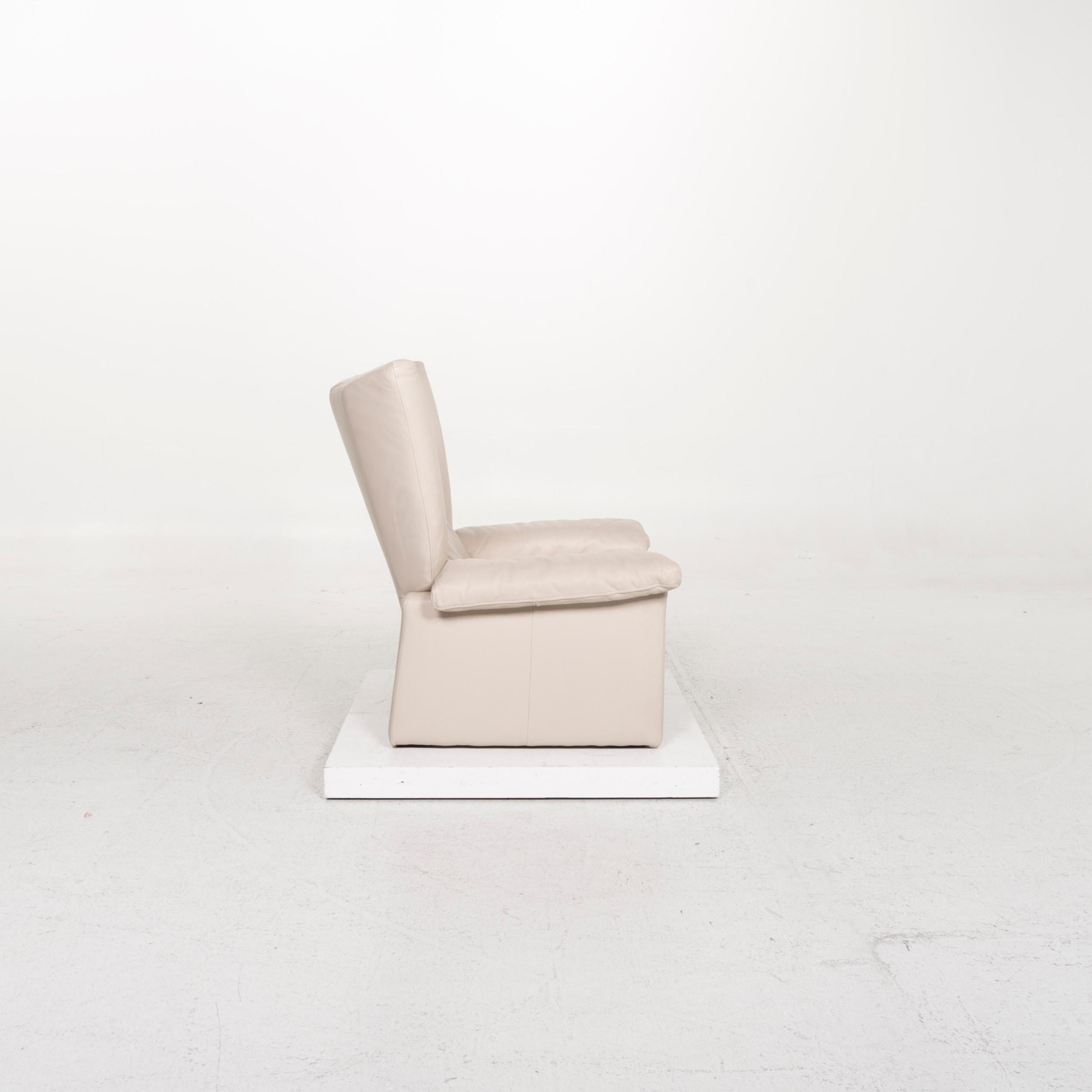 Rolf Benz Leather Armchair Gray 3