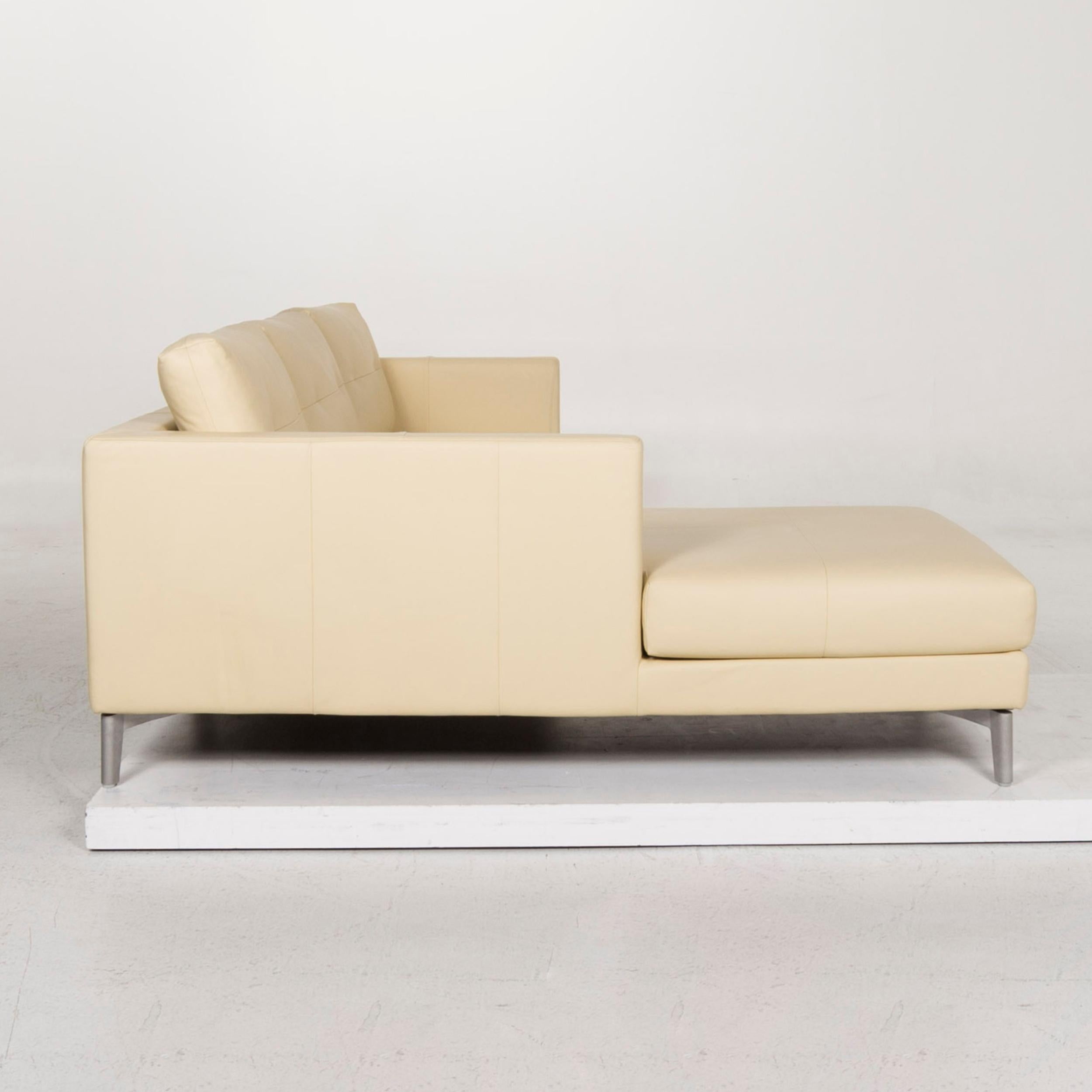 Rolf Benz Leather Corner Sofa Yellow Light Yellow Sofa Couch For Sale 2