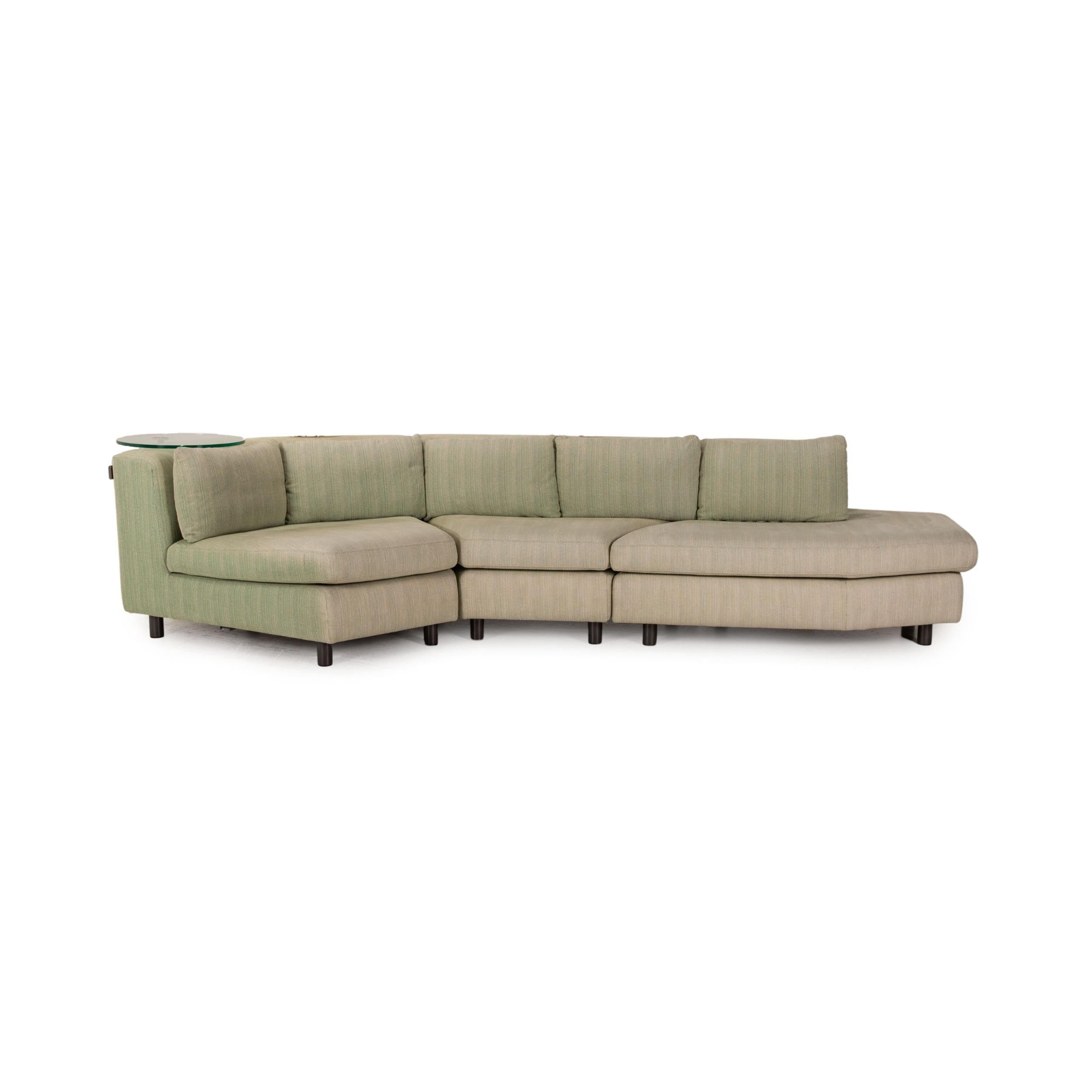 Modern Rolf Benz Loft Fabric Sofa Mint Four-Seater Couch Function For Sale