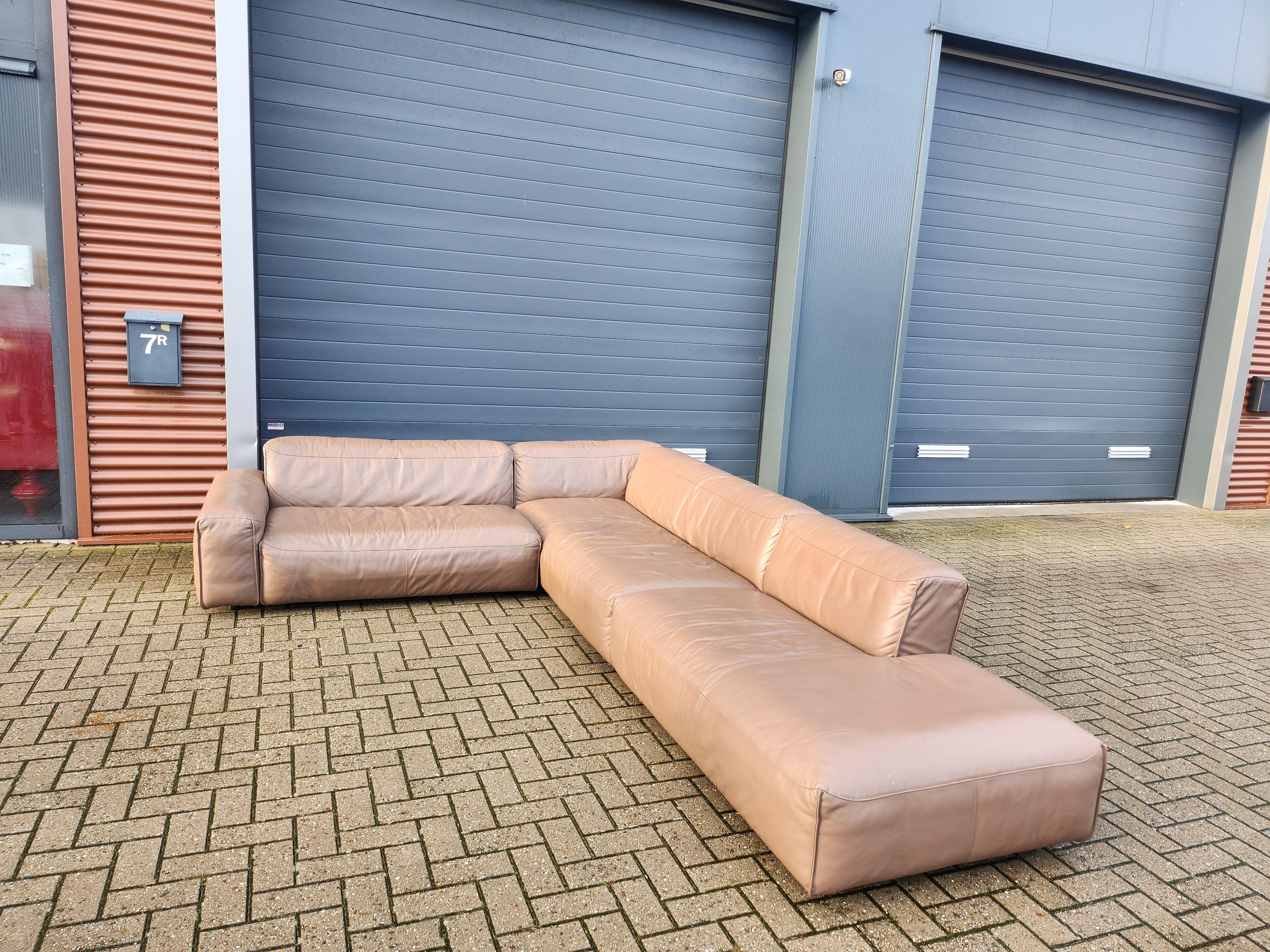 German Rolf benz Mio sofa - lounge sofa in leather For Sale