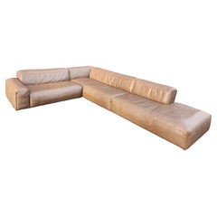 Used Rolf benz Mio sofa - lounge sofa in leather