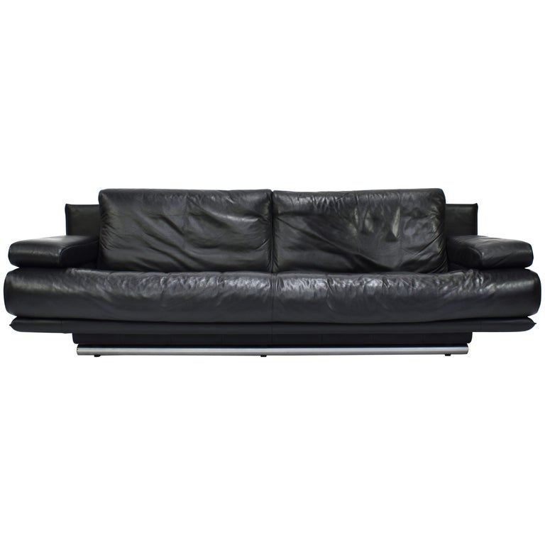 Formuleren vinger idioom Rolf Benz Model 6500 Sofa in Black Leather by Mathias Hoffmann at 1stDibs | rolf  benz 6500 price, rolf benz 6500 sofa