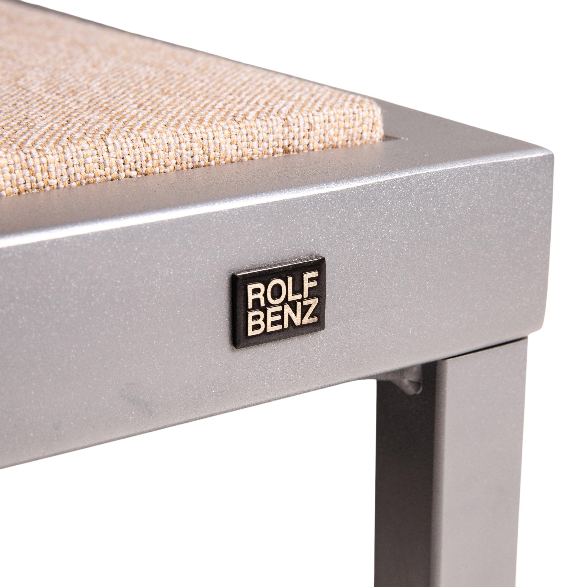 German Rolf Benz Nova Fabric Sofa Beige Sleeping Function Relaxation Function Sofa Bed