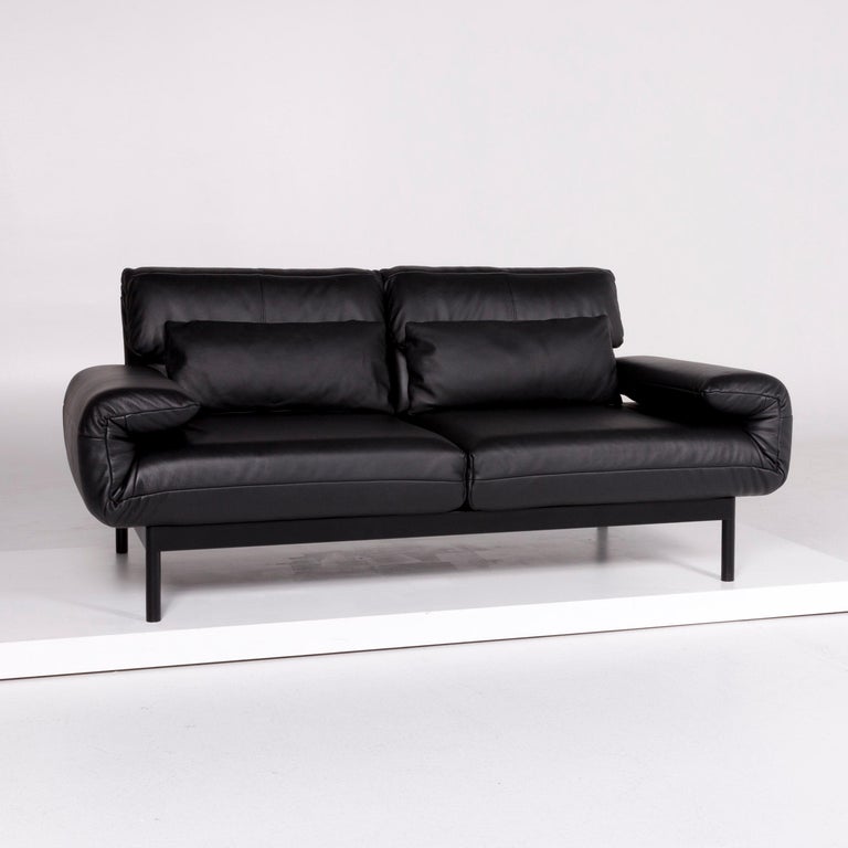 Rolf Benz Plura Designer Leder Sofa Schwarz Zweisitzer For Sale at 1stDibs  | sofa zweisitzer