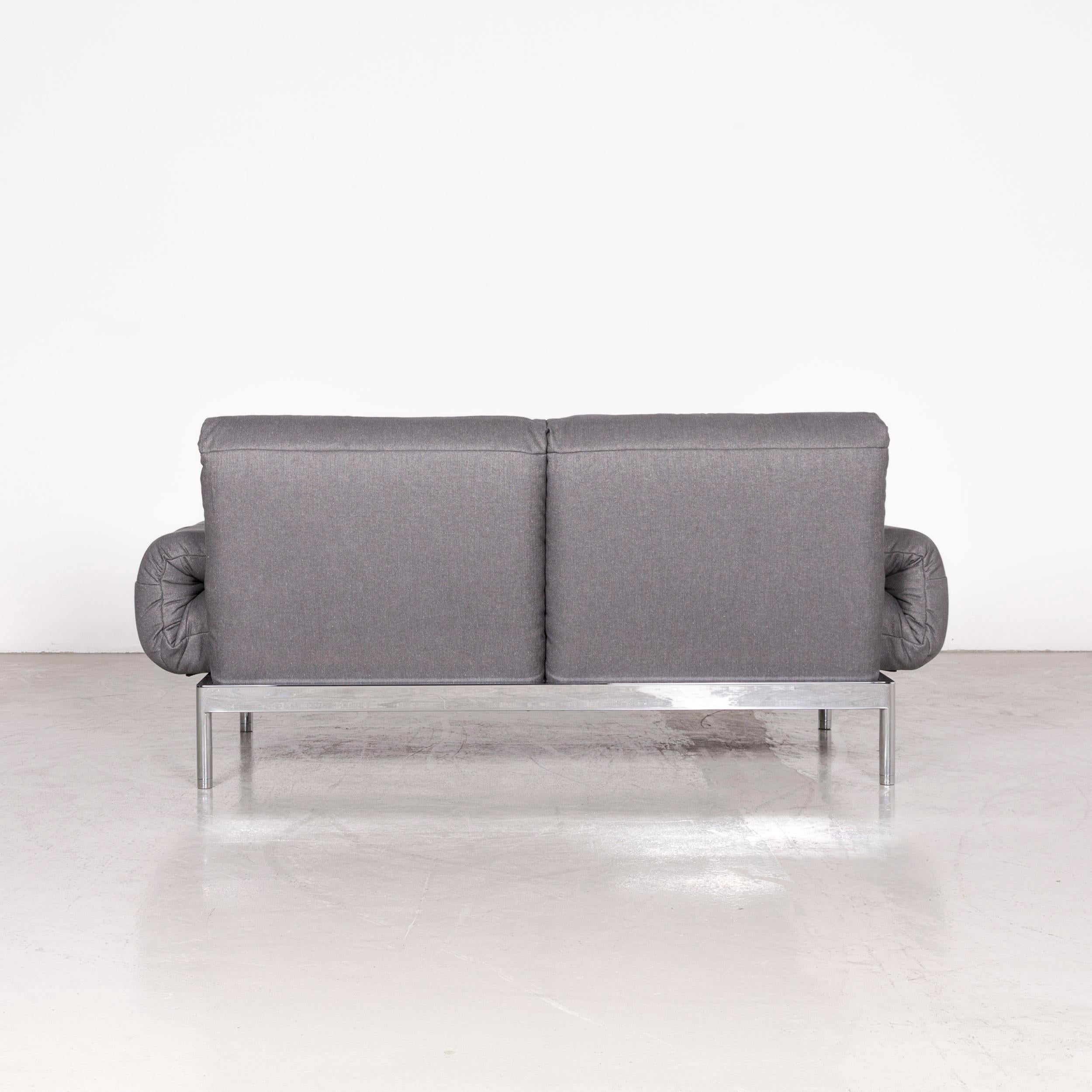 Rolf Benz Plura Designer Sofa Fabric Grey Relax Function Couch Modern For Sale 6