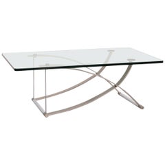Rolf Benz RB 1150 Glass Coffee Table Metal Table